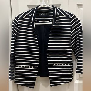 Icōne blazer (sold at Simons), dark blue with white stripes, size 6